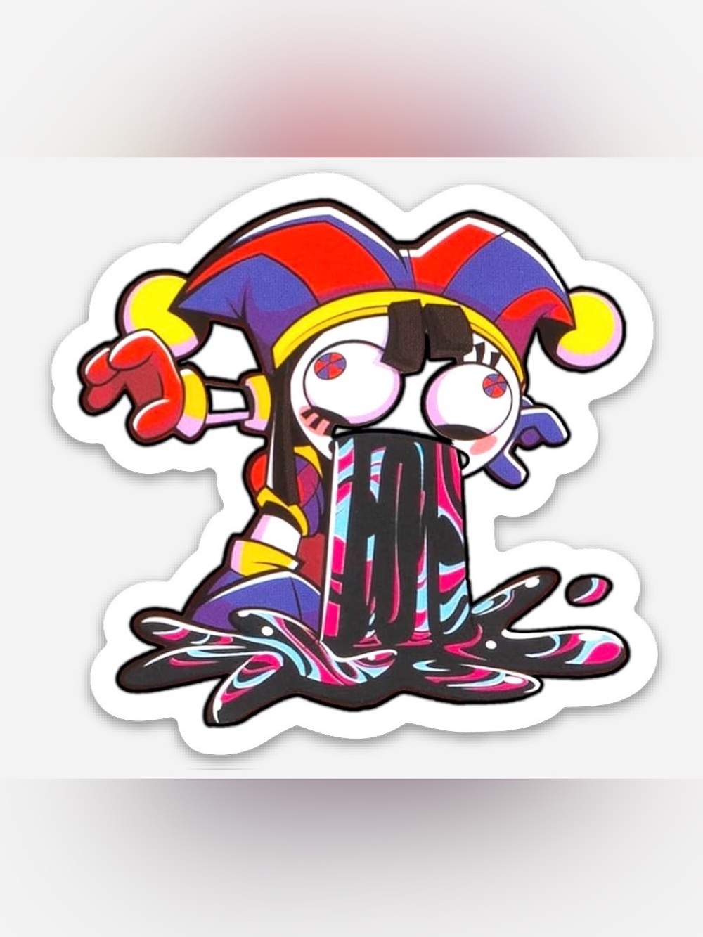 Set of 3 Amazing Digital Circus 3” Vinyl Die Cut Stickers